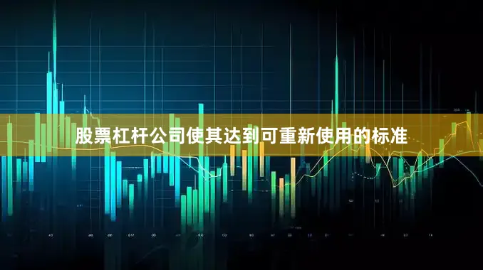 股票杠杆公司使其达到可重新使用的标准